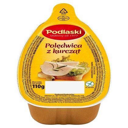 Podlaski polędwica z kurczaka bez glutenu 110g DRO