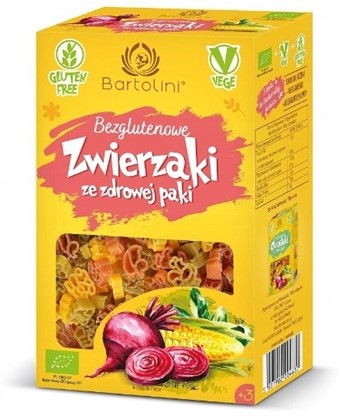 Bartolini BIO Makaron kukurydziano-ryżowy zwierząt