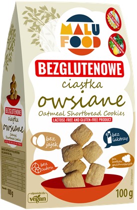 Malu Food ciastka owsiane bezglutenowe bez cukru