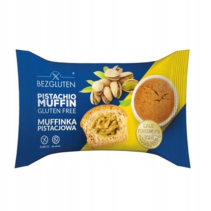 Bezgluten Muffinka pistacjowa bezglutenowa 60g