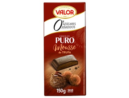 VALOR czekolada ciemna52% cacao, trufle ,