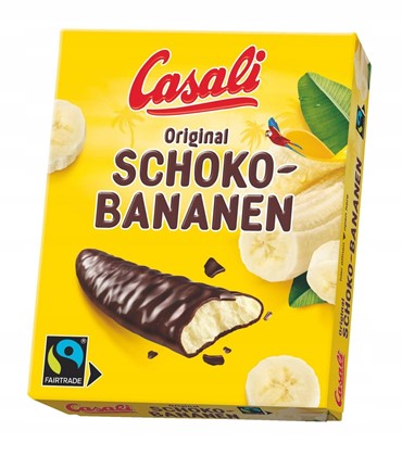 Casali pianka bananowa w czekoladzie (31%) 150g