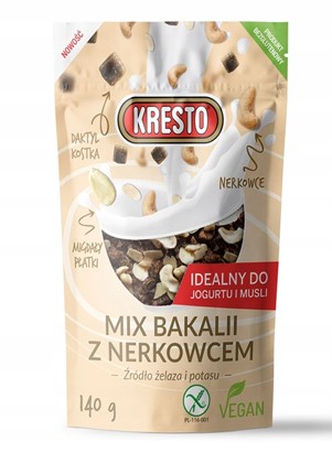 Kresto Mix bakalii z nerkowcami bezglutenowy 140 g