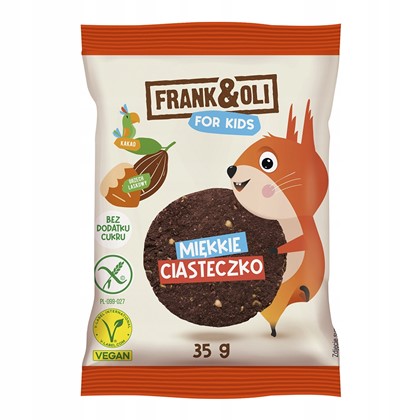 Ciasteczko KIDS z KAKAO I ORZECHEM LASKOWYM 35 g