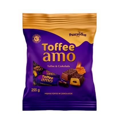 PSZCZÓŁKA Toffee Amo  cukierki 255g