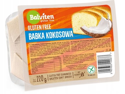 Balviten Ciasto babka kokosowa bezglutenowa