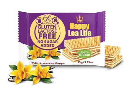 LEA LIFE WAFELKI WANILIOWE BEZ GLUTENU  1 karton