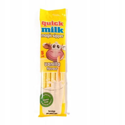 Słomki smakowe do mleka Quick Milk wanilia