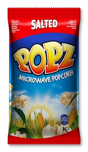 POPZ Popcorn SOLONY ziarno MIKROFALA